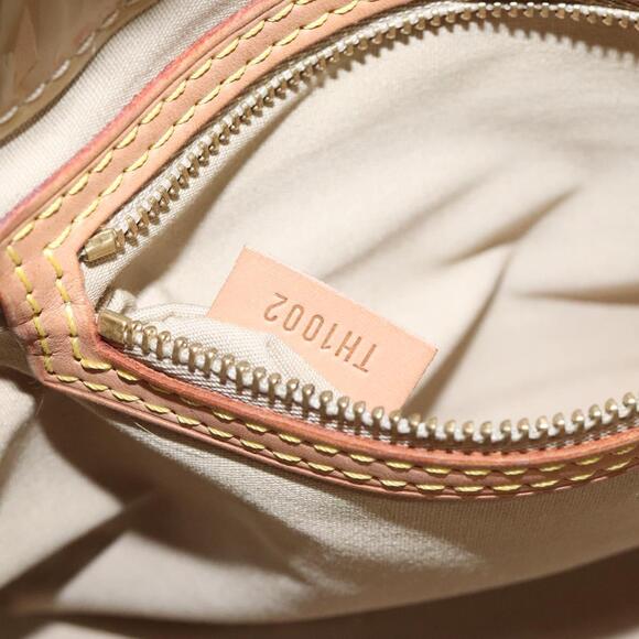 LOUIS VUITTON Monogram Vernis Reade PM Hand Bag Beige M91334 - Picture 12 of 16